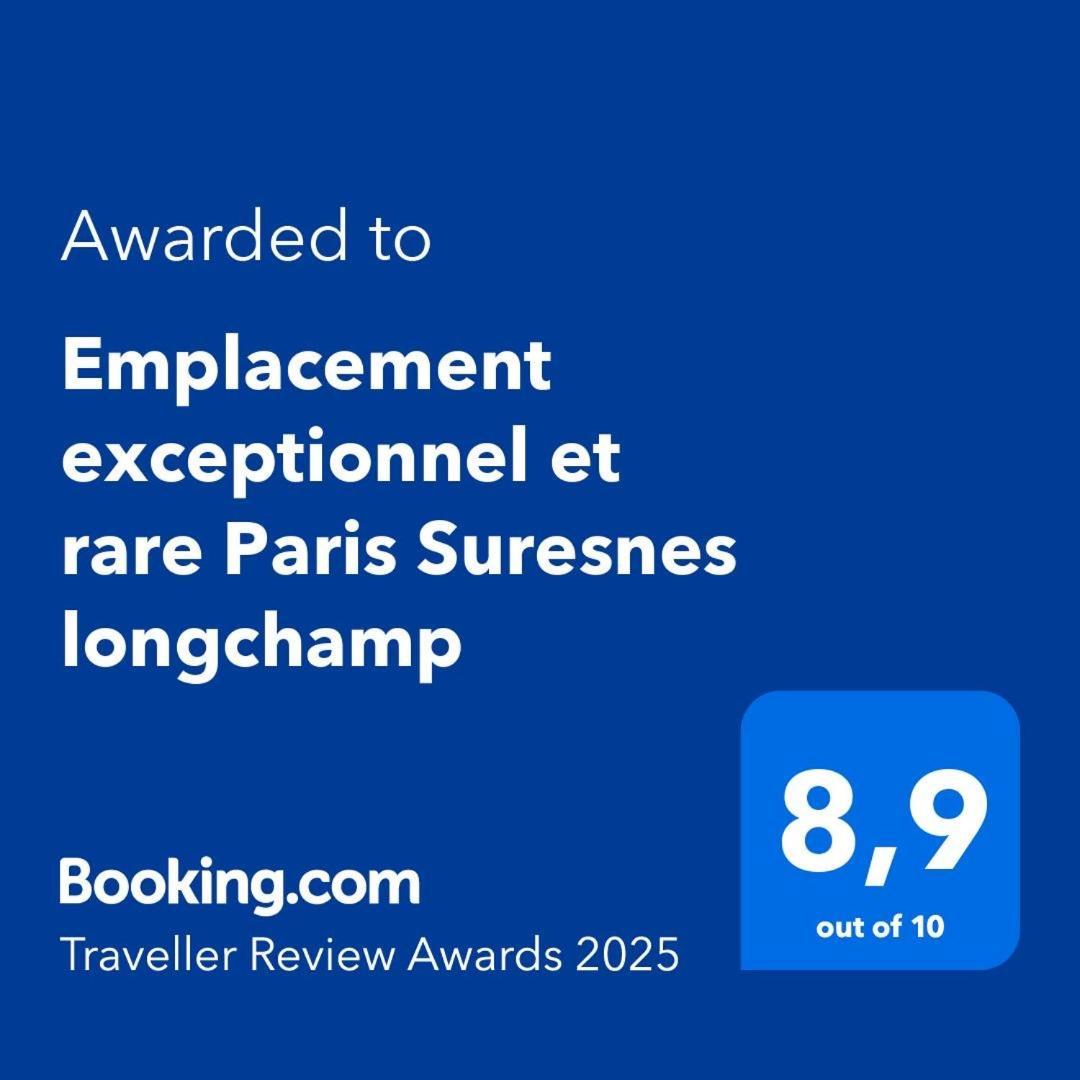 Emplacement Exceptionnel Et Rare Paris Suresnes Longchamp Kültér fotó